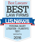 Best Law Firms US News Personal Injury 2016