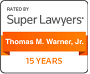 Rated by Super Lawyers for 15 Years